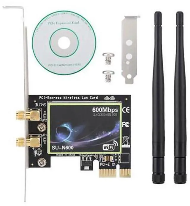 Main image of PCI-E Wireless Network Card Wifi Network Card 2.4G/5G Ethernet Adapter SU-N600 PCI Wireless Express Gigabit Ethernet