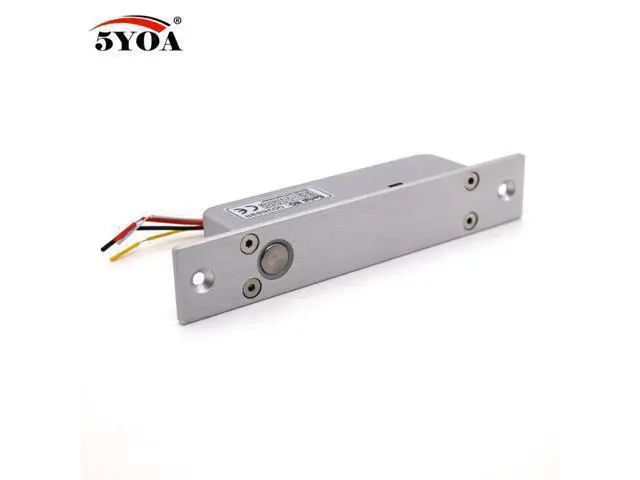 Alt view image 3 of 7 - Small High End Door Electric Bolt Mortise Lock for Door Lock Access Control DC 12V Stainless Steel NC Electronic