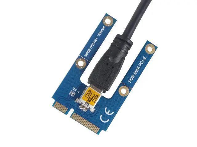 Alt view image 2 of 7 - 32 bit 33MHz Mini PCI-e to Dual PCI Expansion Card PCI Slot Support Capture Card Gold Tax Card Sound Card Parallel Port Card