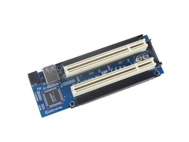 Alt view image 4 of 7 - 32 bit 33MHz Mini PCI-e to Dual PCI Expansion Card PCI Slot Support Capture Card Gold Tax Card Sound Card Parallel Port Card