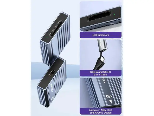 Alt view image 5 of 7 - CFexpress Type A Card Reader USB 3.2 Gen 2 10Gbps CF Express Type A Memory Card Adapter