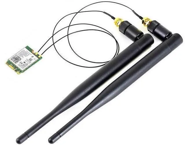 Main image of Wireless-AC8265 Dual Mode AC8265 Wireless NIC Module for Jetson Nano Developer Kit B01/A02, Support 2.4GHz/5GHz 300Mbps/867Mbps Dual Band WiFi and Bluetooth 4.2