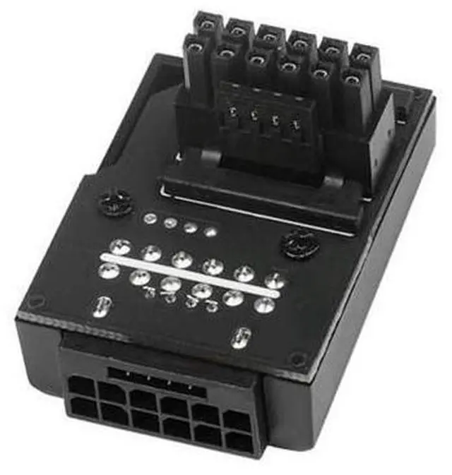 Main image of ATX3.0 PCI-E 5.0 12VHPWR 16Pin Power Modular 90 Degree Down Angled Connector Adapter for 3080 3090TI PSU Graphics Card