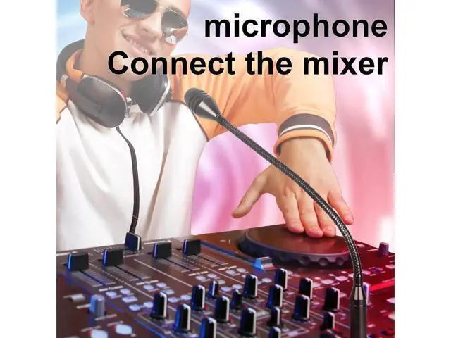 Alt view image 2 of 6 - DJ Mic Professional XLR Gooseneck Microphone for Stage with Switch