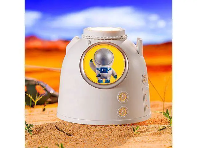 Alt view image 4 of 5 - Space Capsule Humidifiers Air Diffuser Portable Humidifier with Night Light