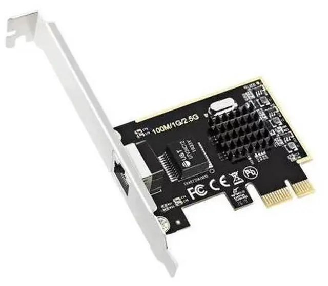 Main image of 2.5G Gigabit gaming network card PCI-E Built-in wired network card 2500M network port expansion adaptive esports eating chicken