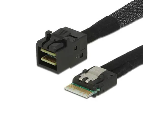 Alt view image 5 of 7 - Mini SAS SFF-8654 38Pin Host to SFF-8643 Target Data Server Disk Raid Cable 50cm