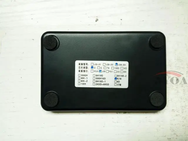 Alt view image 3 of 7 - Cloner 125KHz EM4100 RFID Copier Writer Duplicator Programmer Reader +10 Pcs EM4305 T5577 Rewritable ID Keyfobs Tags Card