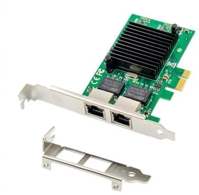 Main image of PCIE X1 82576EB Dual Ports 1000M Gigabit Ethernet Network Card Networking Pci-E Ethernet Server Controler Card