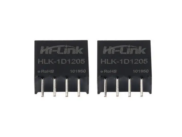 Alt view image 2 of 6 - HLK-1D1205 12V to 5V 1W 200mA DC - DC Isolation Switching Power Supply Module Intelligent Household Switch Converter (10 PCS)
