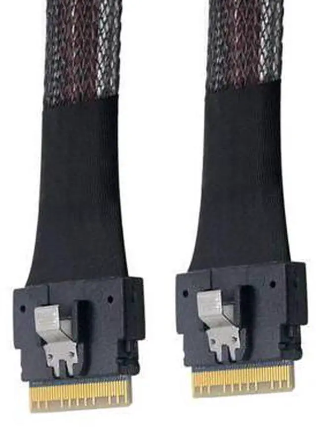 Main image of CY SFF-8654 8i 74pin Host Male to SFF-8654 74Pin Male PCI-E Slimline SAS 4.0 Target Cable 50cm