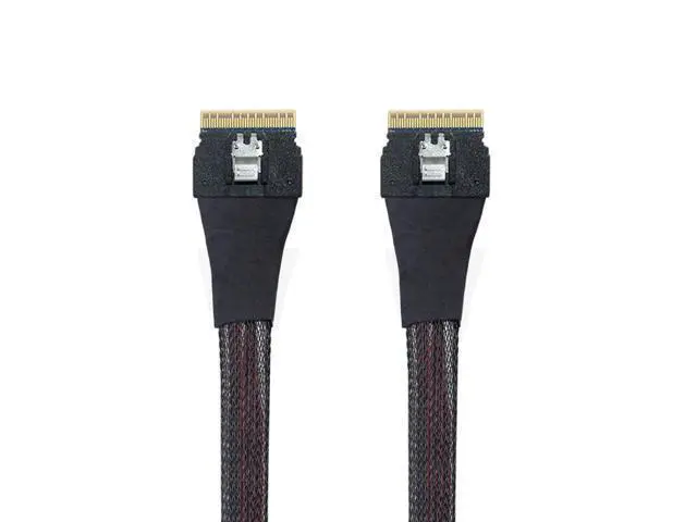 Alt view image 5 of 7 - CY SFF-8654 8i 74pin Host Male to SFF-8654 74Pin Male PCI-E Slimline SAS 4.0 Target Cable 50cm