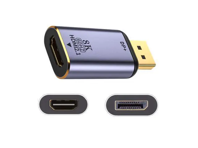 Alt view image 7 of 7 - CY DP DisplayPort 1.4 Source Male to HDMI 2.0 Display 8K 60hz UHD 4K Female Monitor Connector Adapter
