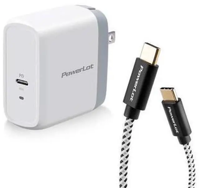 Main image of USB C Wall Charger, GaN 65W USB C Charger Block with 6ft Type C Cable, PD Fast Charger for iPhone 15/14/13, iPad Pro, Pixel 7/6, 60W Power Adapter Laptop MacBook Pro/Air