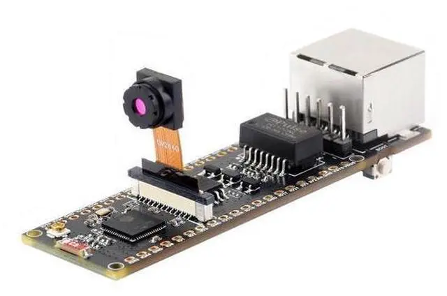 Main image of ESP32-S3 Ethernet Development Board, 10/100Mbps RJ45 Ethernet Port, 240MHz Dual Core Processor, Onboard Type-C Port & TF Card Slot, Support Wi-Fi & BLE & ETH Communication, with OV2640 Camera