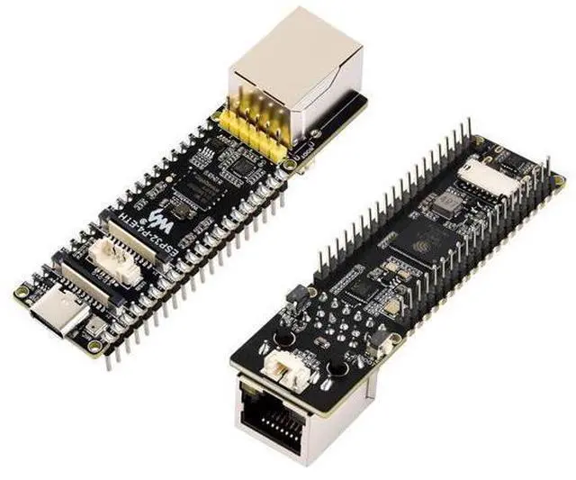 Main image of ESP32-P4-ETH Development Board with Pre-Soldered Header, Based On ESP32-P4 with 100 Mbps RJ45 Ethernet Port, Rich Human-Machine Interfaces, Supports AI Speech Interaction