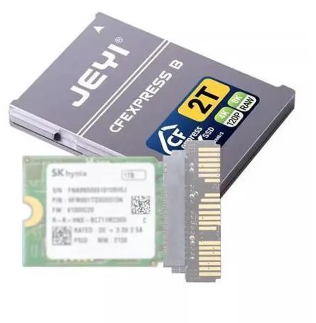 Main image of PCIe 4.0 CFexpress Card Kit M.2 NVMe 2230 SSD to Camera Storage Type B Compatible with Canon Nikon Z6 Z7 Z9 R3 R5