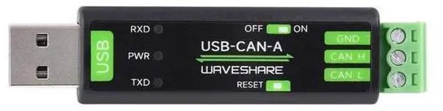 Main image of USB to CAN Adapter Model A, STM32 Chip Solution, Multiple Working Modes, Multi-System Compatible