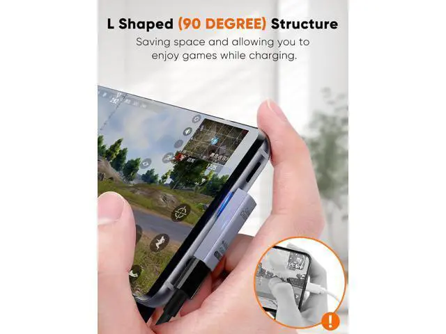 Alt view image 5 of 7 - 90 Degree USB C Adapter 5 Pack, Right Angle USB C Male to Female Adapter 40Gbps 240W Compatible with Steam Deck, ROG Ally, Switch, Notebook, PC, Tablet, Phone and More, Middle Angle