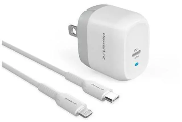 Main image of iPhone Charger,MFi Certified GaN 20W USB C Wall Charger Block Foldable PD 3.0 USB-C Power Adapter with 4ft Lightning Cable for iPhone 15 14 13 12 Series, iPad Pro, AirPods, iWatch SE/7/8