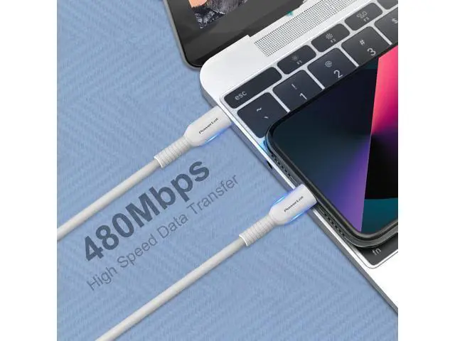 Alt view image 5 of 7 - iPhone Charger,MFi Certified GaN 20W USB C Wall Charger Block Foldable PD 3.0 USB-C Power Adapter with 4ft Lightning Cable for iPhone 15 14 13 12 Series, iPad Pro, AirPods, iWatch SE/7/8