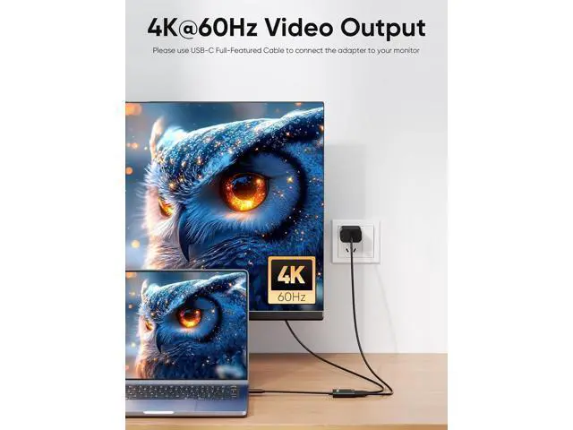 Alt view image 4 of 7 - USB C to AR Glasses and Charging Adapter,Charge and Play,4K@60Hz/1080P@120Hz,100W Fast Charging Compatible with Steam Deck/ROG Ally/Phone15/16/Viture/Rokid/Xreal AR Glasses
