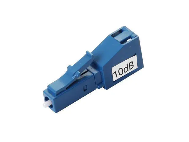 Alt view image 2 of 7 - 10 Pack Single Mode LC 10dB Fiber Optic Attenuator, LC/UPC in-Line Fiber Attenuator, Male to Female, Single-Mode Fixed, SM, dB Options: 3dB, 5dB, 7dB, 10dB