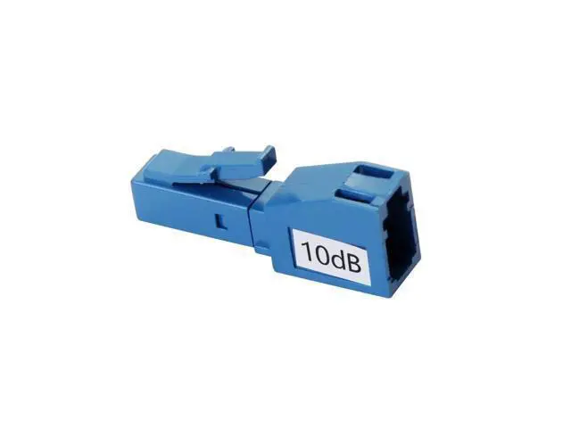 Alt view image 3 of 7 - 10 Pack Single Mode LC 10dB Fiber Optic Attenuator, LC/UPC in-Line Fiber Attenuator, Male to Female, Single-Mode Fixed, SM, dB Options: 3dB, 5dB, 7dB, 10dB