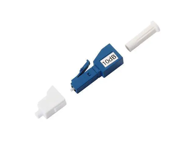 Alt view image 4 of 7 - 10 Pack Single Mode LC 10dB Fiber Optic Attenuator, LC/UPC in-Line Fiber Attenuator, Male to Female, Single-Mode Fixed, SM, dB Options: 3dB, 5dB, 7dB, 10dB