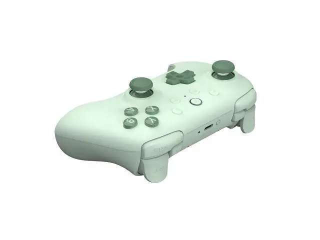 Alt view image 3 of 7 - Ultimate 2C Wireless Controller for Windows PC and Android, with 1000 Hz Polling Rate, Hall Effect Joysticks and Triggers, and Remappable L4/R4 Bumpers (Green)