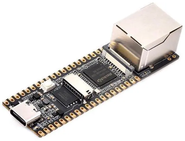 Main image of Luck-Fox Pico Plus RV1103 Linux Micro Development Board, Integrates ARM Cortex-A7/RISC-V MCU/NPU/ISP Processors with Ethernet Port, 64MB DDR2, 0.5TOPS, Supports int4, int8 and int16 NPU