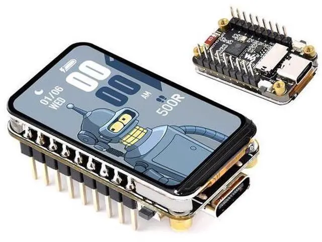 Alt view image 7 of 7 - ESP32-C6 1.47inch Display Development Board,172x320, 262K Color, 160MHz Running Frequency Single-core Processor, Support W-iF-i & BLE, with Colorful RGB LED, with Pre-soldered Header