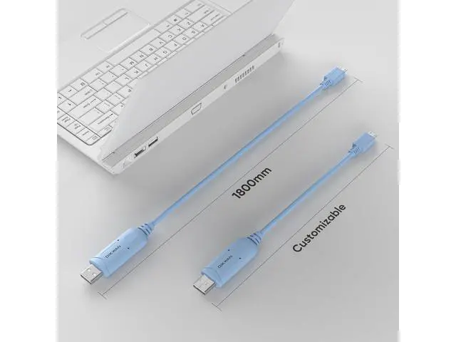 Alt view image 4 of 6 - USB to Micro USB Console Cable with FTDI Chipset, RS232 Serial Port Adapter for Cisco Routers/Switches, PLC, Industrial Control Devices, Compatible with Windows/Mac/Linux (6ft/1.8m)