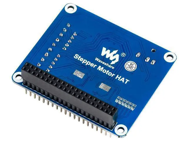 Alt view image 2 of 7 - Stepper Motor HAT for Raspberry Pi 4B/3B+/2B/B+/Zero/W/WH/and Jetson Nano,DRV8825 Motor Controller Drives Two Stepper Motors, Up to 1/32 Microstepping,Use for 3D Printer,Sculpturing Machine etc