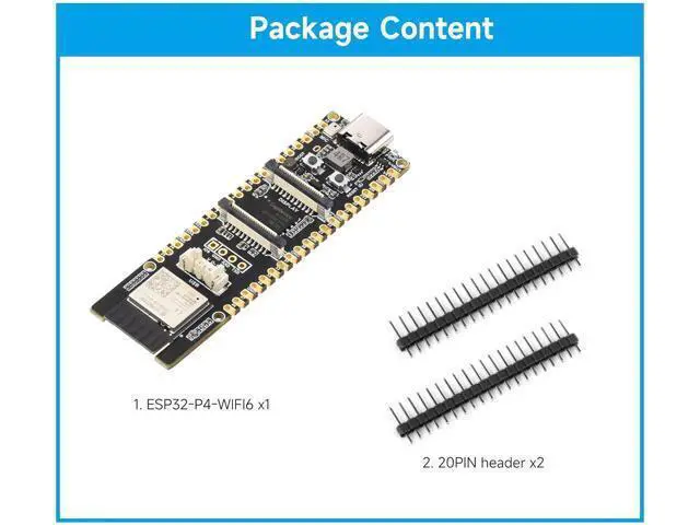 Alt view image 6 of 7 - ESP32-P4-WIFI6 High-Performance Development Board, Based On ESP32-P4 and ESP32-C6, Supports Wi-Fi 6 and Bluetooth 5 / BLE, Rich Human-Machine Interfaces, Supports AI Speech Interaction