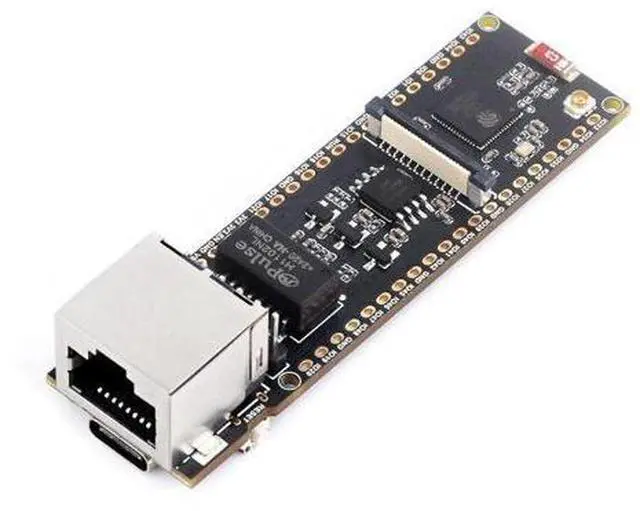 Main image of ESP32-S3 ETH Development Board, 10/100Mbps RJ45 Ethernet Port, Wi-Fi & BT Support, 240MHz Dual Core Processor, Onboard Type-C Port and TF Card Slot, Board ONLY