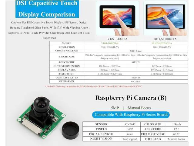 Alt view image 6 of 7 - ESP32-P4-Module High-Performance Development Board, Based On ESP32-P4 and ESP32-C6, Supports Wi-Fi 6 and Bluetooth 5/BLE, Rich Human-Machine Interfaces, Comes with Speaker
