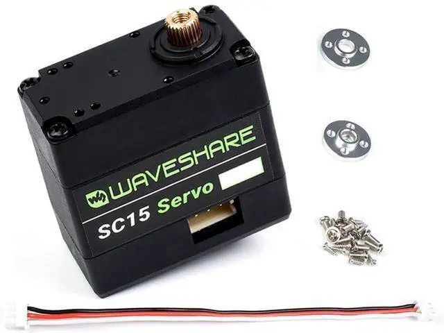 Main image of 17KG SC15 Large Torque Programmable Serial Bus Servo Motor, Servo or Motor Dual Modes for Robotic Arms, Hexapod Robots, Humanoid Robots, Wheeled Robots, etc.