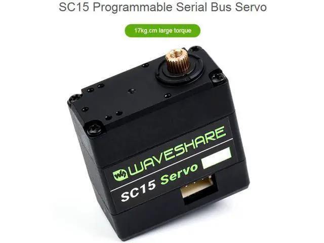 Alt view image 3 of 7 - 17KG SC15 Large Torque Programmable Serial Bus Servo Motor, Servo or Motor Dual Modes for Robotic Arms, Hexapod Robots, Humanoid Robots, Wheeled Robots, etc.