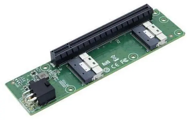 Main image of Dual SlimSAS 8i to PCIe X16 Slot Adapter, GEN4 PCIe4.0