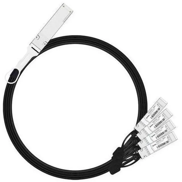 Main image of 40G QSFP+ to 4x10G SFP+ Breakout DAC Twinax Cable for Cisco QSFP-4SFP10G-CU1M, 1-Meter(3.3ft), 40GBASE-CR4 Direct Attach Copper(DAC) Passive Copper Cable, for Cisco, Ubiquiti and More