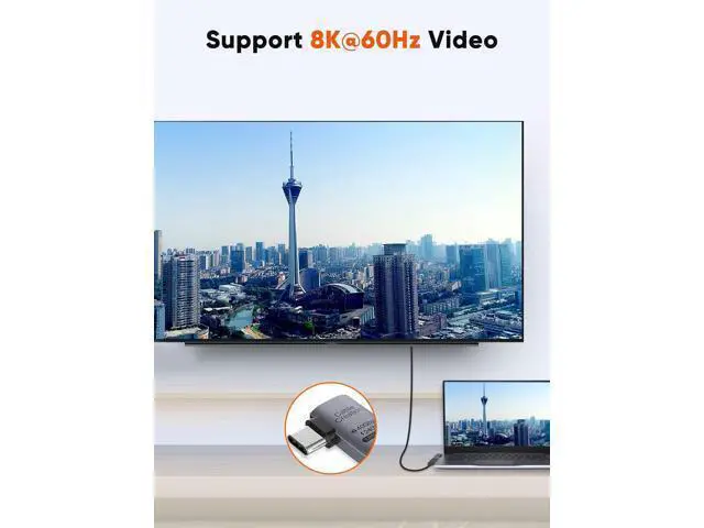 Alt view image 4 of 6 - Right Angle USB C Adapter 5 Pack, USB C Male to Female 90 Degree Adapter 40Gbps 240W Compatible with Thunderbolt 4, USB 4, Notebook, PC, Tablet, Phone and More, Right Angle