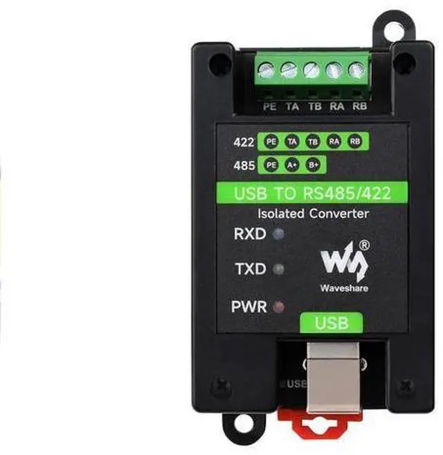 Main image of USB to RS485/422 Industrial Grade Isolated Converter, Onboard Original FT232RL and SP485EEN, Multiple Protection, Wall-Mount and Rail-Mount Support
