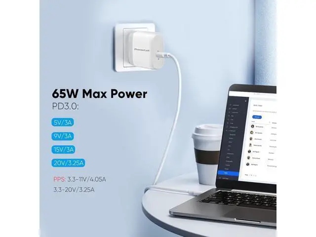 Alt view image 2 of 7 - USB C Charger 65W, PPS & PD Wall Charger, 25W S21 Ultra Charger, 45W Super Fast Charger for Galaxy S22 Ultra, S23 Ultra, S21, Z Fold 4, Z Flip 4, A53, Tab S8 S7, Swith, Steam Deck, MacBook