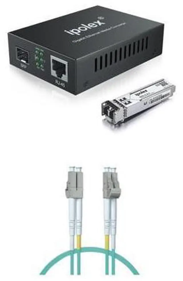 Main image of LC Media Converter + OM3 LC LC 3M