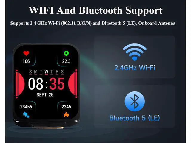 Alt view image 5 of 7 - ESP32-S3 Development Board with 1.69inch LCD IPS Display 240×280 Pixels 262K Color,USB Type-C Embedded ST7789V2 Display Driver, Accelerometer and Gyroscope Sensor, Support 2.4GHz W-i-F-i/Blue-too-th 5