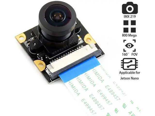 Alt view image 2 of 7 - 8MP IMX219-160 Camera Compatible with Jetson Nano and Raspberry Pi Compute Module 3/3+,8 Megapixels Camera Module IMX219 Sensor 3280×2464 Resolution 160 Degree FOV