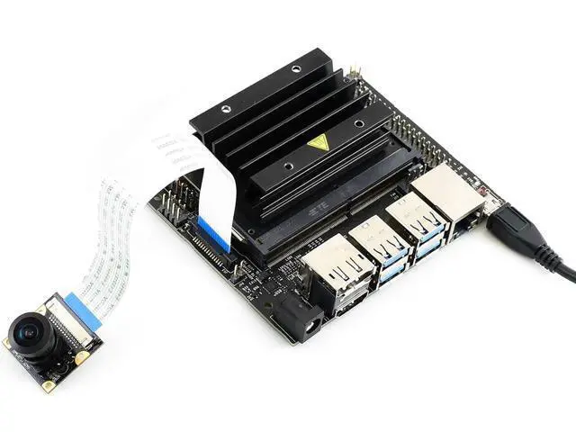 Alt view image 3 of 7 - 8MP IMX219-160 Camera Compatible with Jetson Nano and Raspberry Pi Compute Module 3/3+,8 Megapixels Camera Module IMX219 Sensor 3280×2464 Resolution 160 Degree FOV