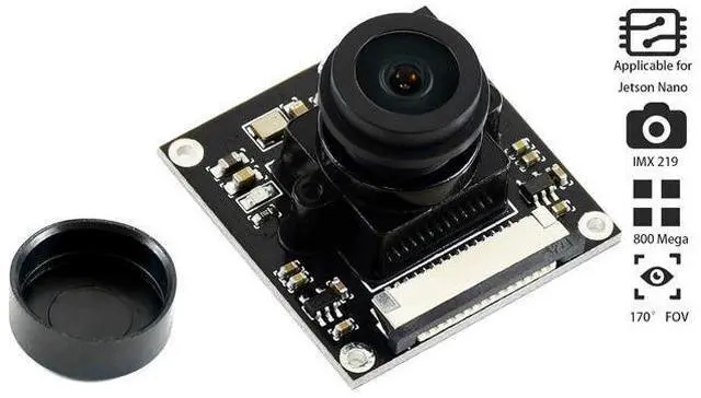 Alt view image 2 of 7 - 8MP IMX219-170 Camera Compatible with Jetson Nano and Compute Module 3/3+,8 Megapixels Camera Module 3280×2464 Resolution with IMX219 Sensor 170 Degree FOV