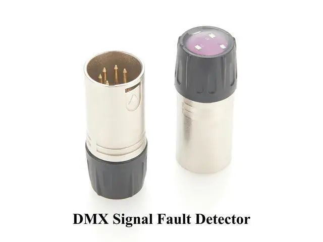 Alt view image 6 of 7 - XLR 5Pin Male DMX512 Cable Signal Line Tester DMX Signal Fault Detector Tester for LED Par Light, DJ Lights, Studio Lighting, Live Show (5Pin)